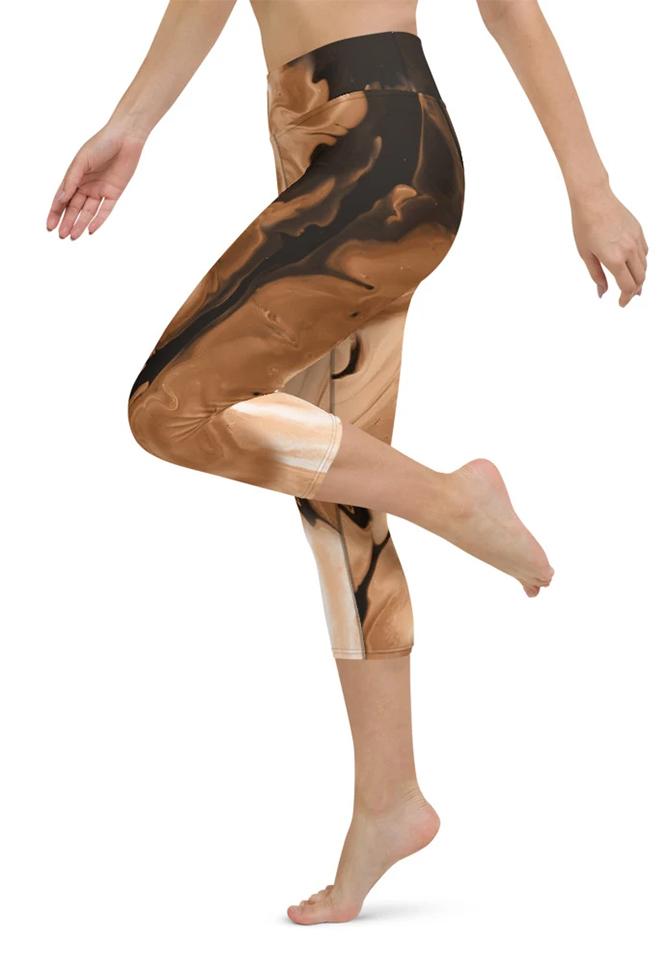 Coffee Essence Yoga Capris