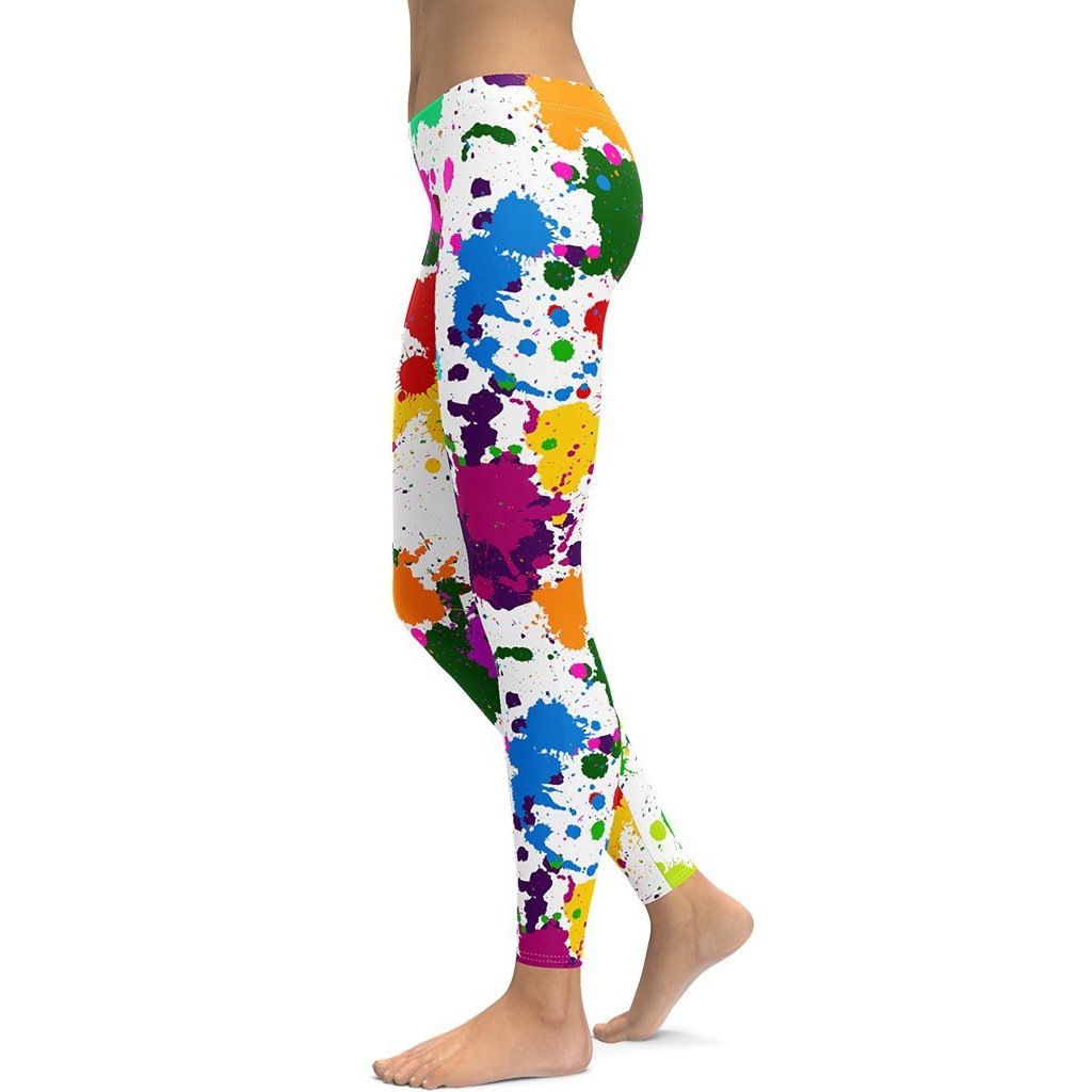 Women's 2XL Leggings with Cell Phone Pockets – Sunlight Splatter Dyes
