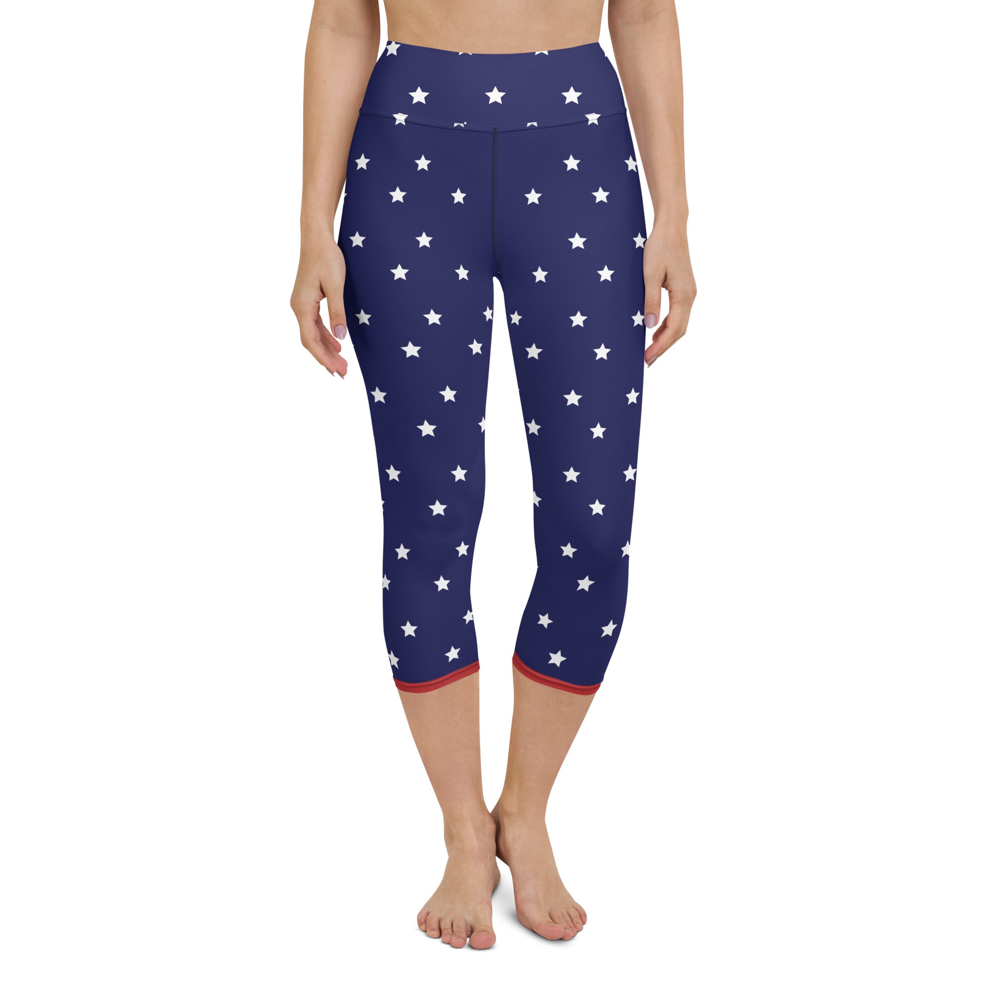 Cool Patriotic Yoga Capris