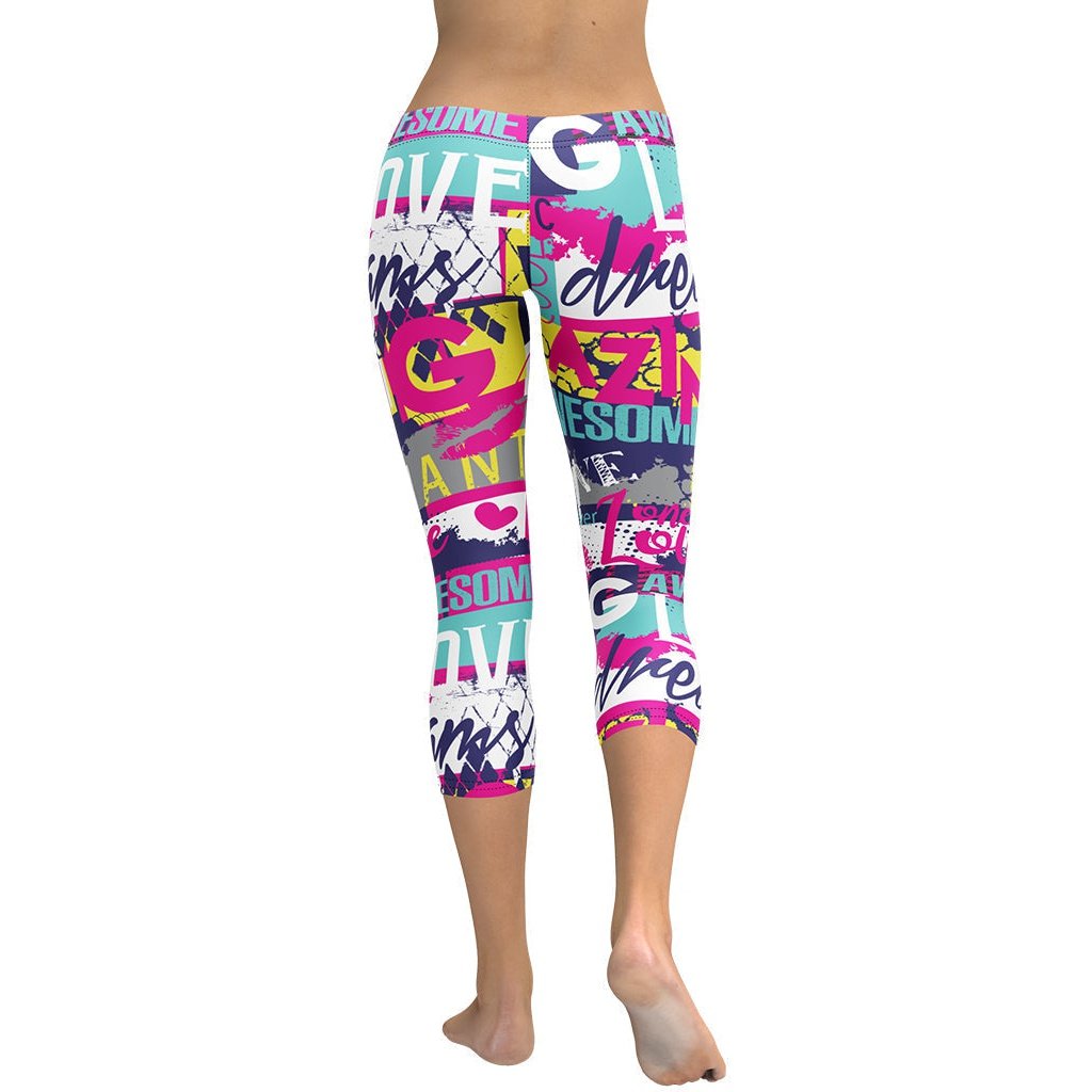 Cool Slogan Capris