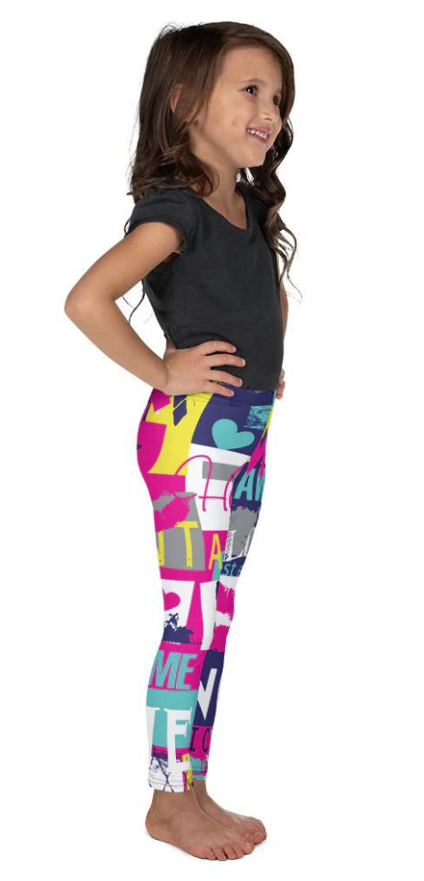 Cool Slogan Kid's Leggings