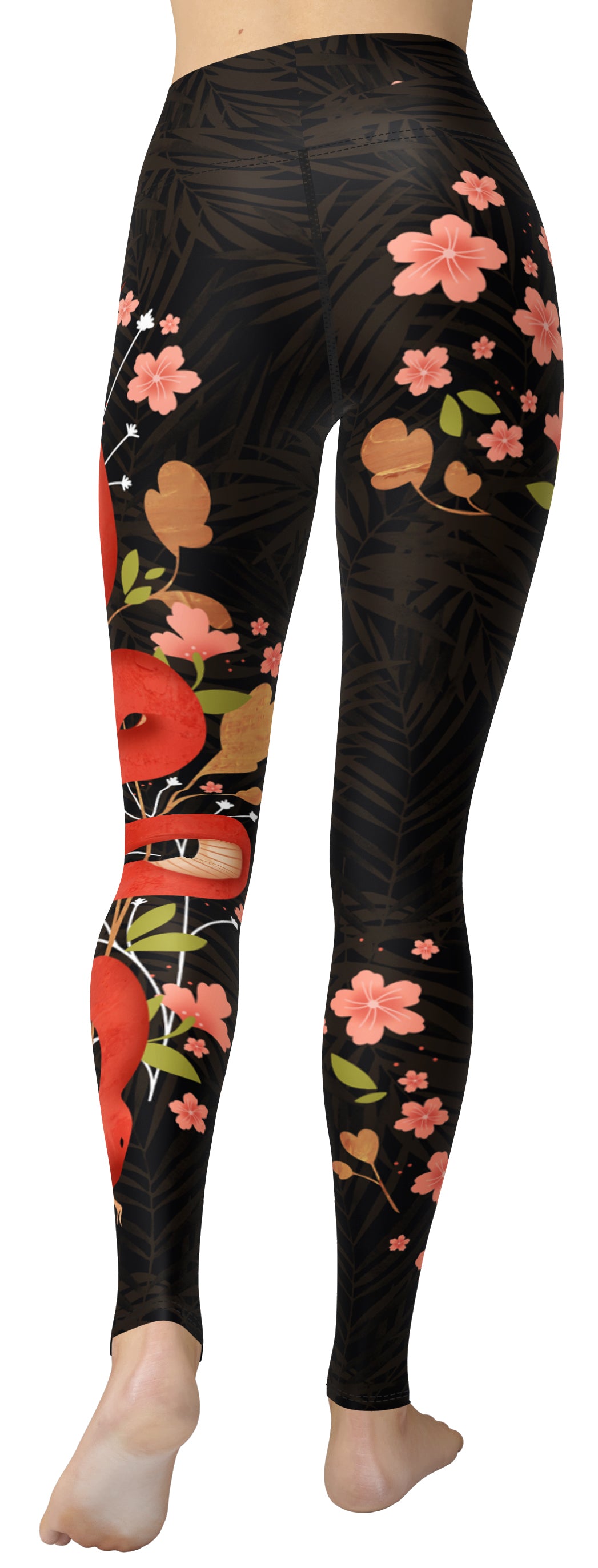 Copy of Snakes & Flowers Yoga Leggings