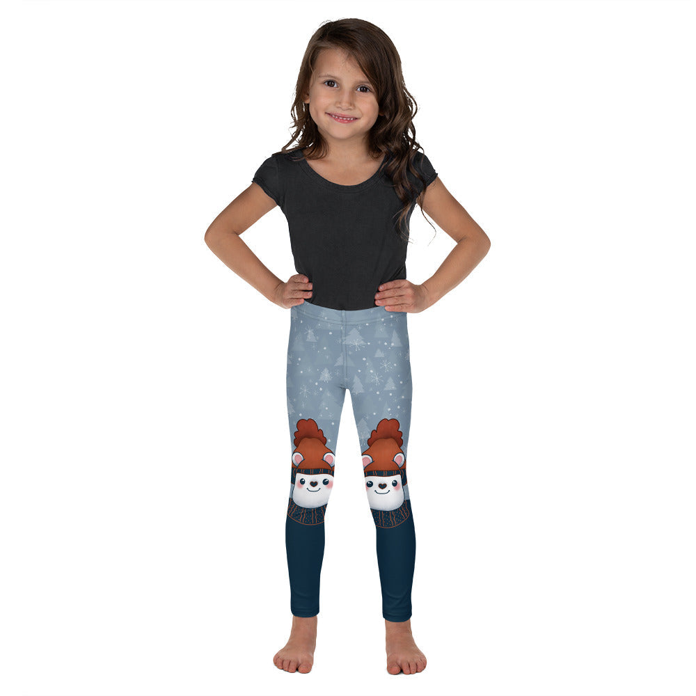 Cozy Cute Bear Kid's Leggings