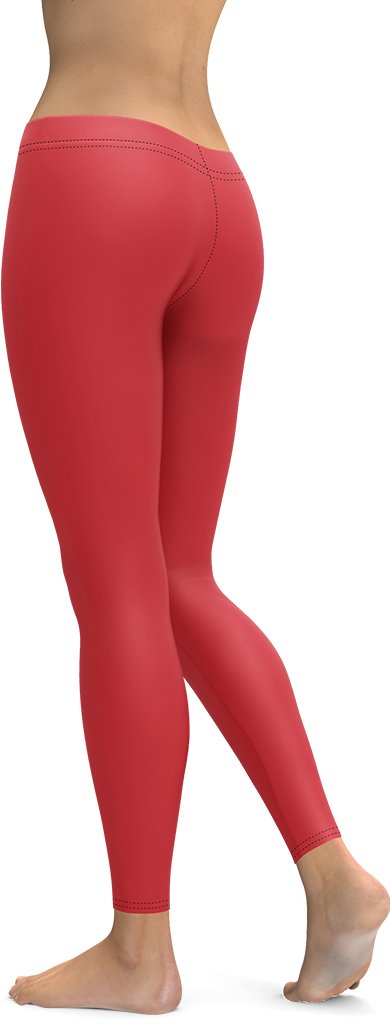 Crimson Red Leggings