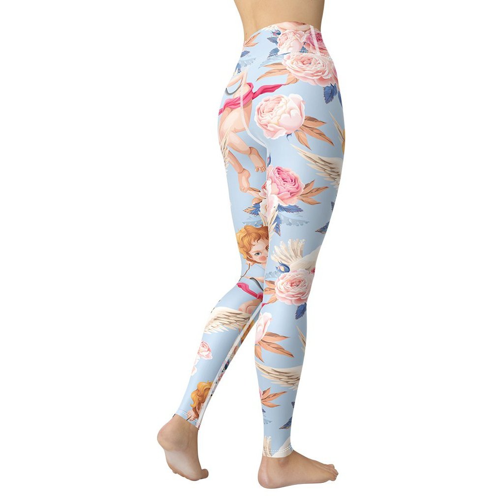 Cute Cupid Yoga Leggings