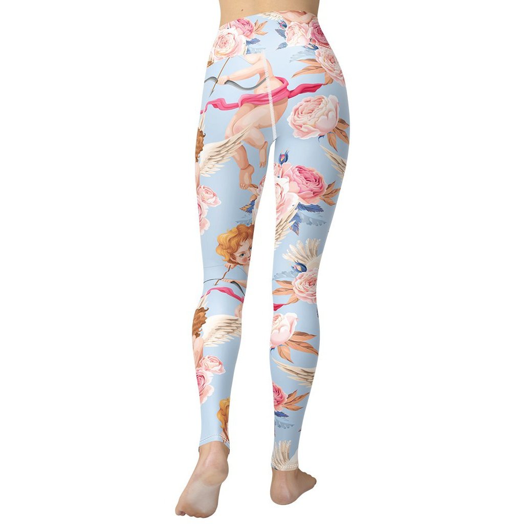 Cute Cupid Yoga Leggings