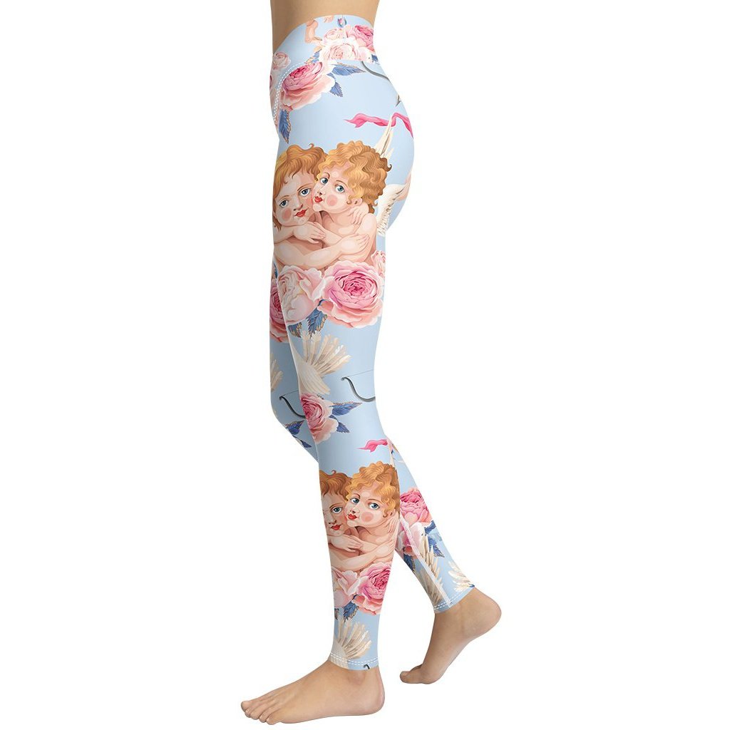 Cute Cupid Yoga Leggings