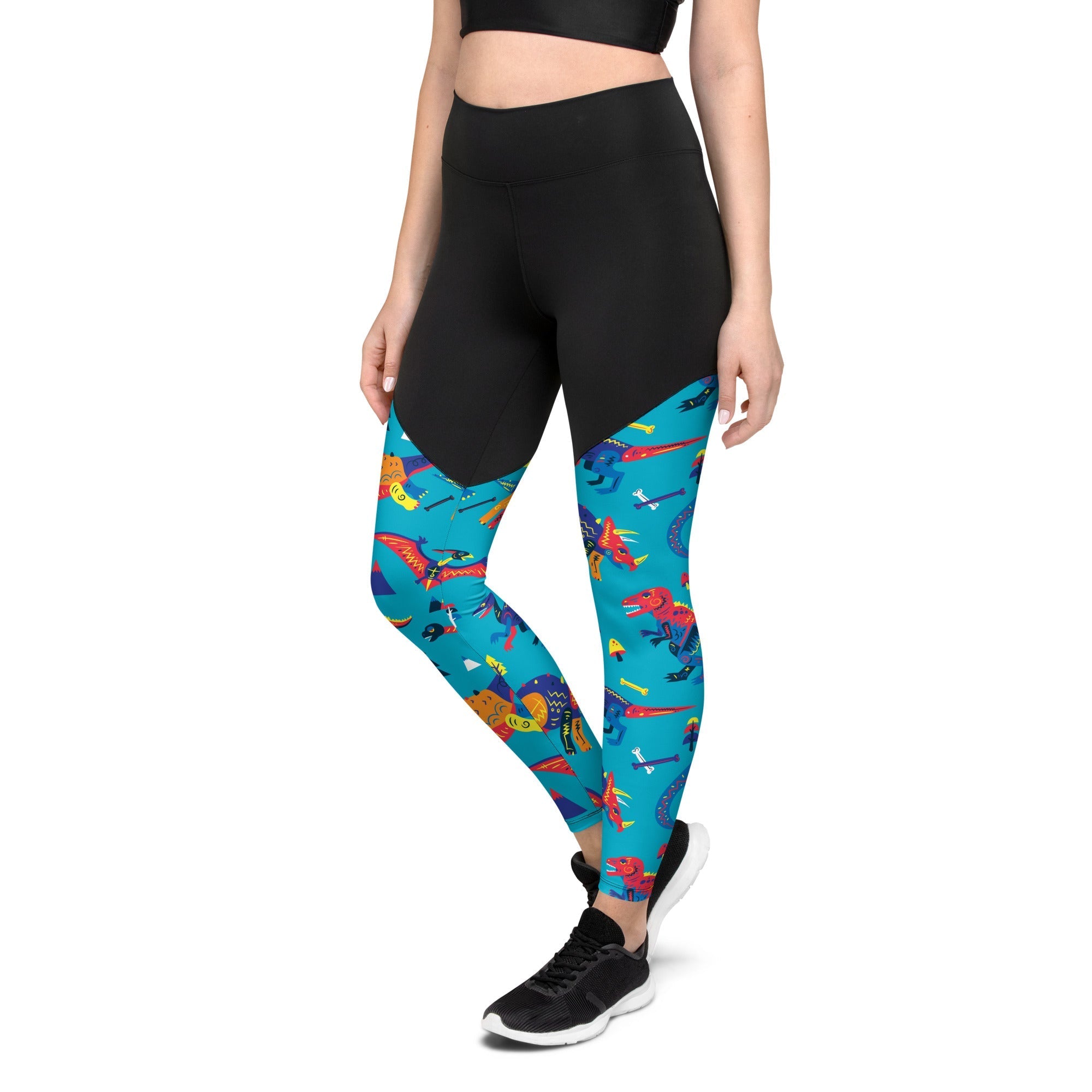 Cute Dinosaur Compression Leggings
