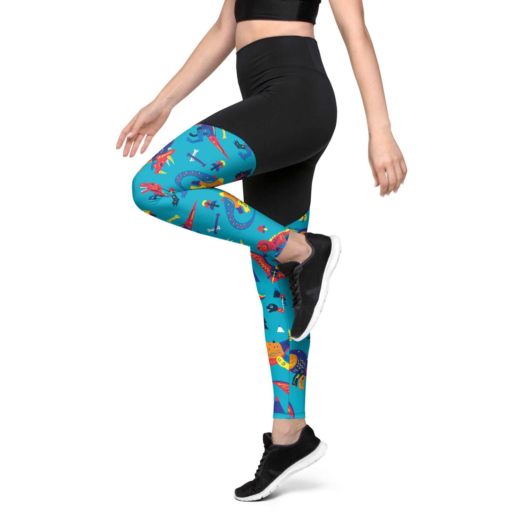 Cute Dinosaur Compression Leggings