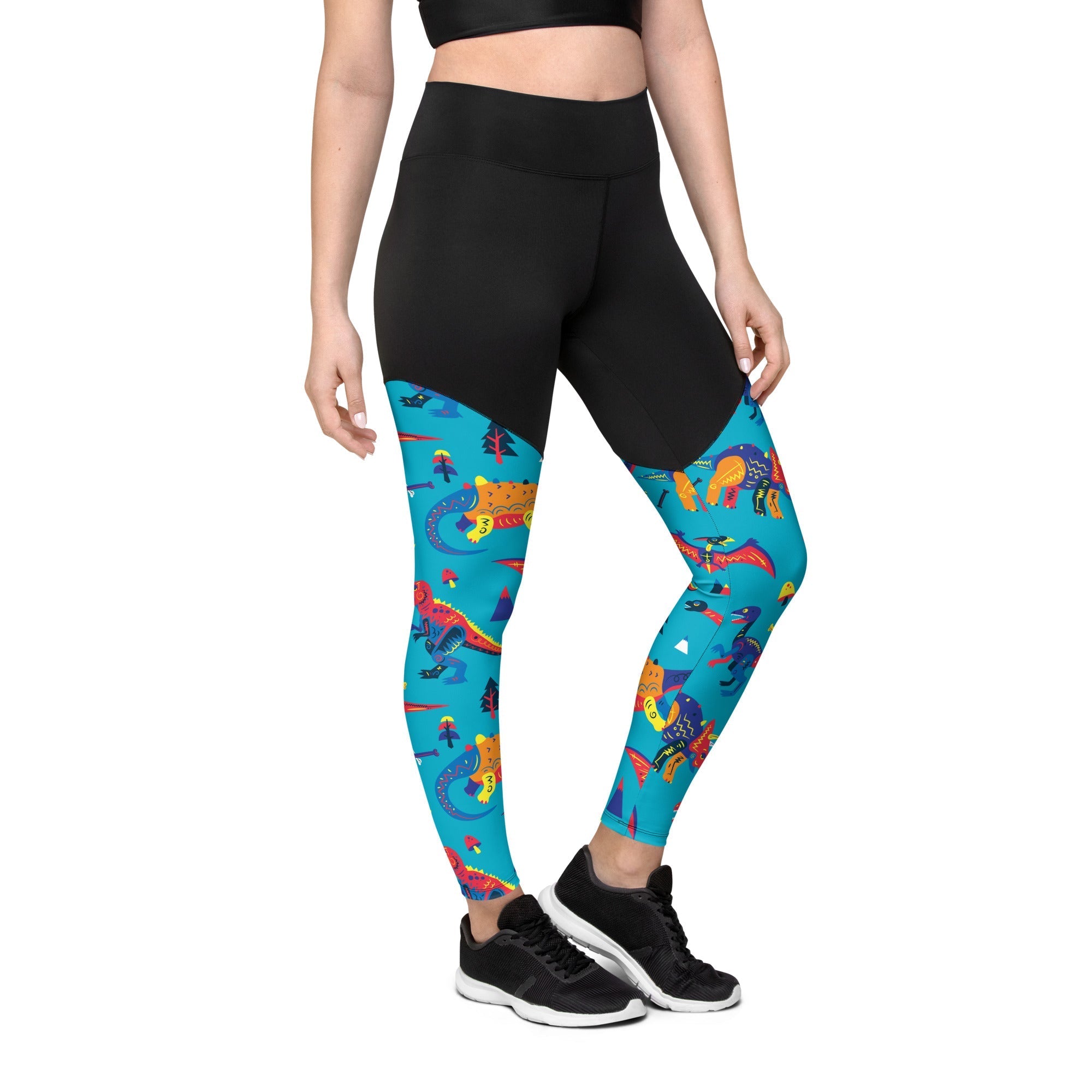 Cute Dinosaur Compression Leggings