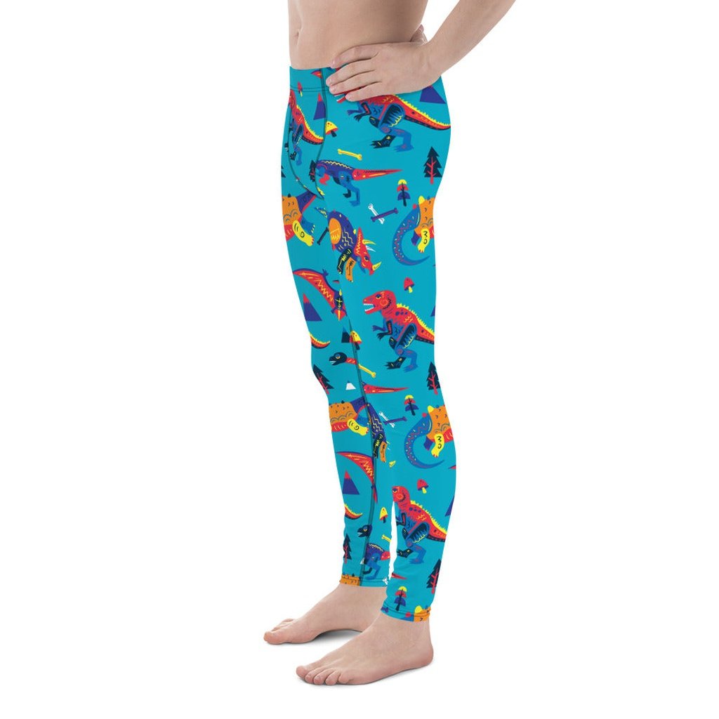 Cute Dinosaur Men's Leggings