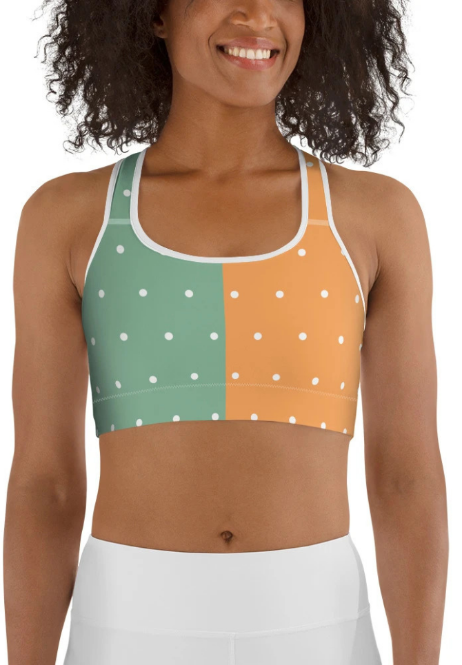 Cute Easter Bunnies Sports Bra