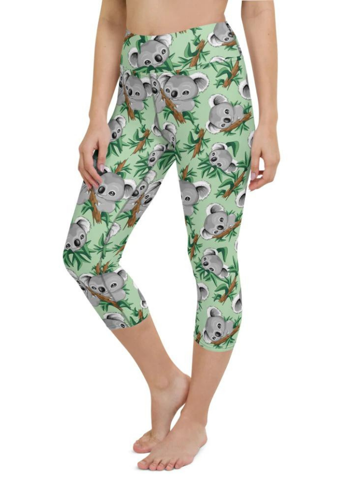 Cute Koala Yoga Capris