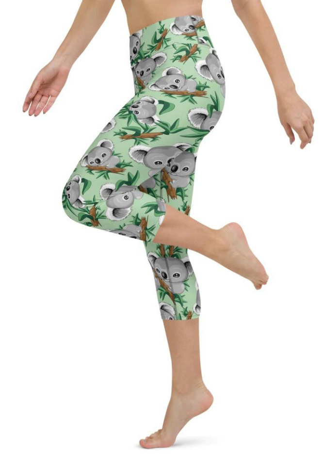 Cute Koala Yoga Capris