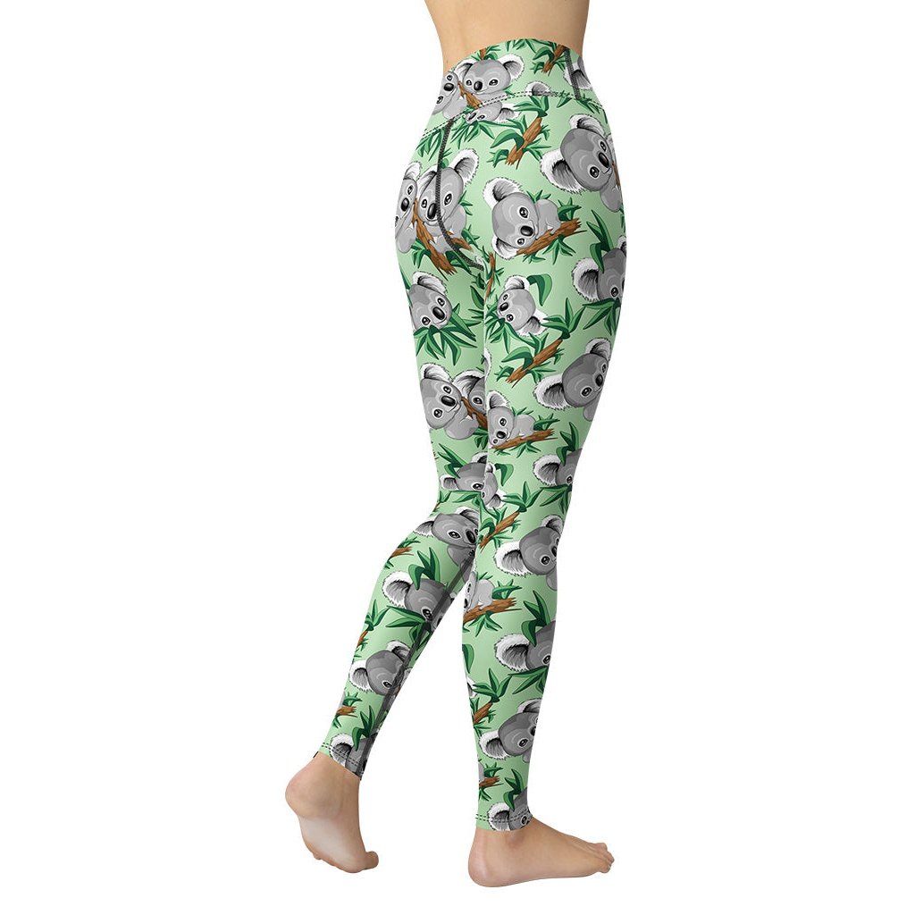 Cute Koala Yoga Leggings