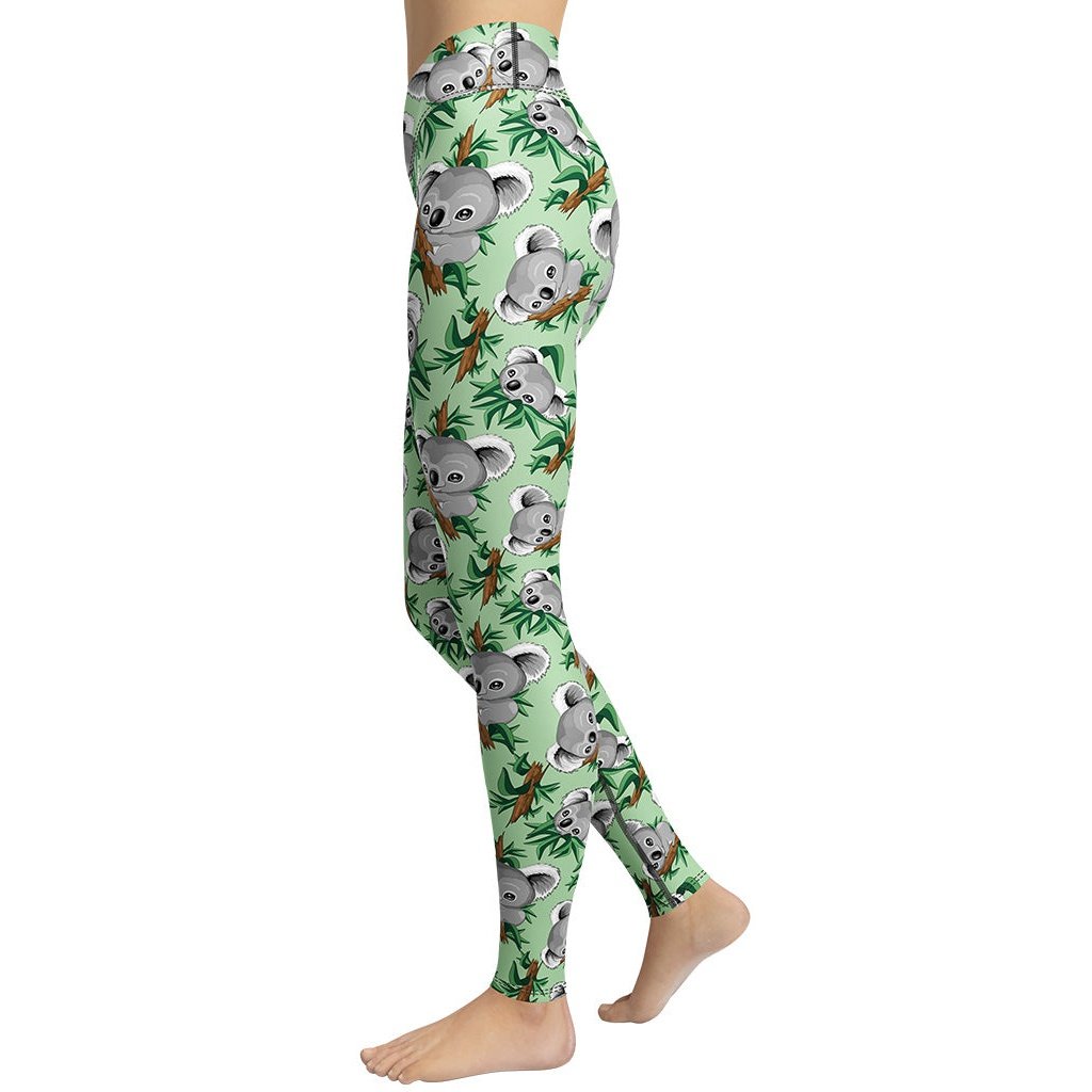 Cute Koala Yoga Leggings