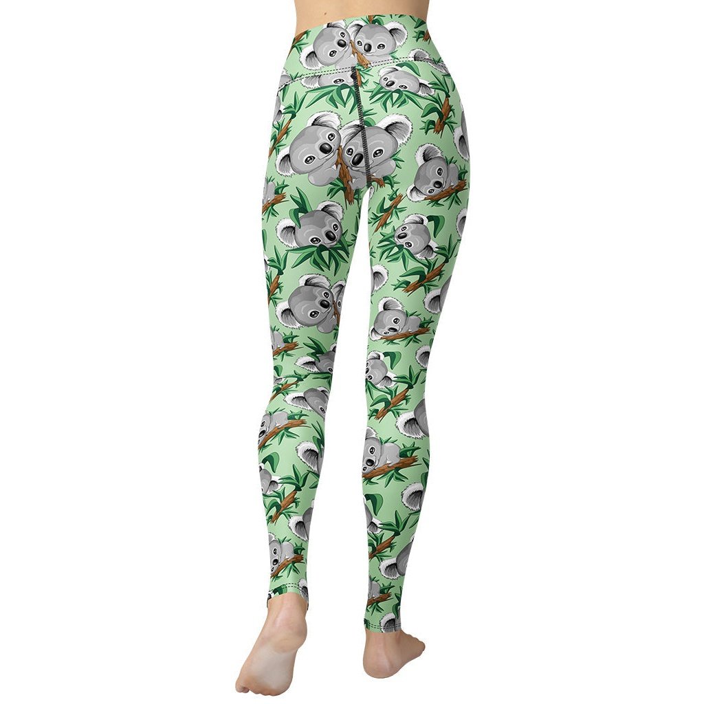 Cute Koala Yoga Leggings