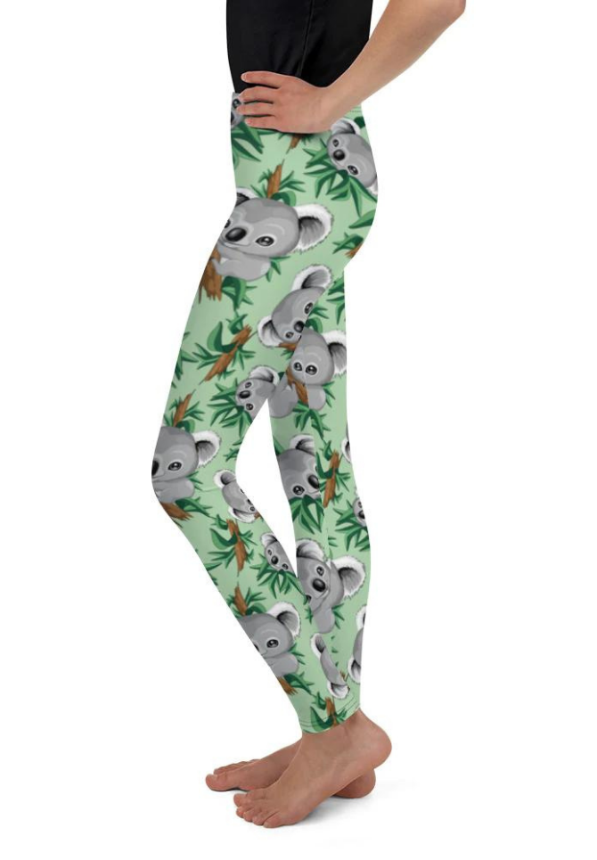 Cute Koala Youth Leggings