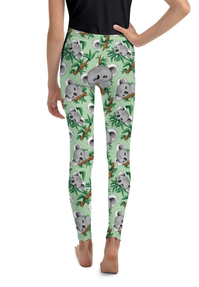 Cute Koala Youth Leggings