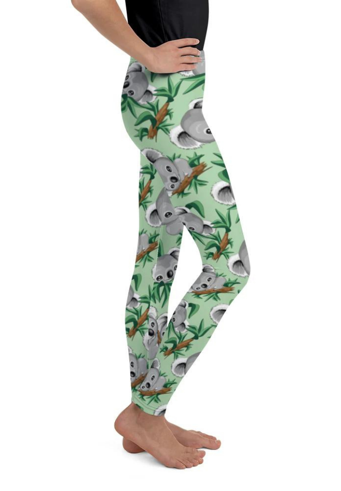 Cute Koala Youth Leggings