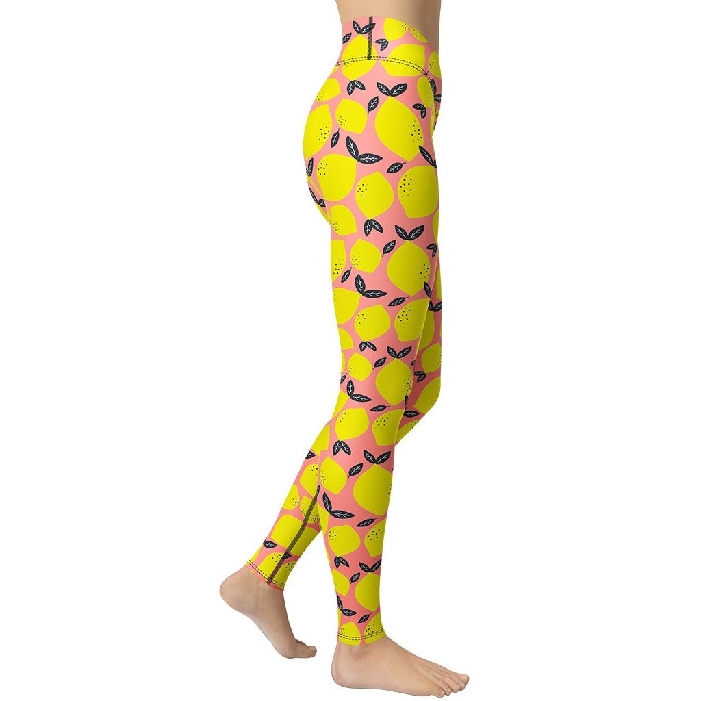 Cute Lemon Yoga Leggings