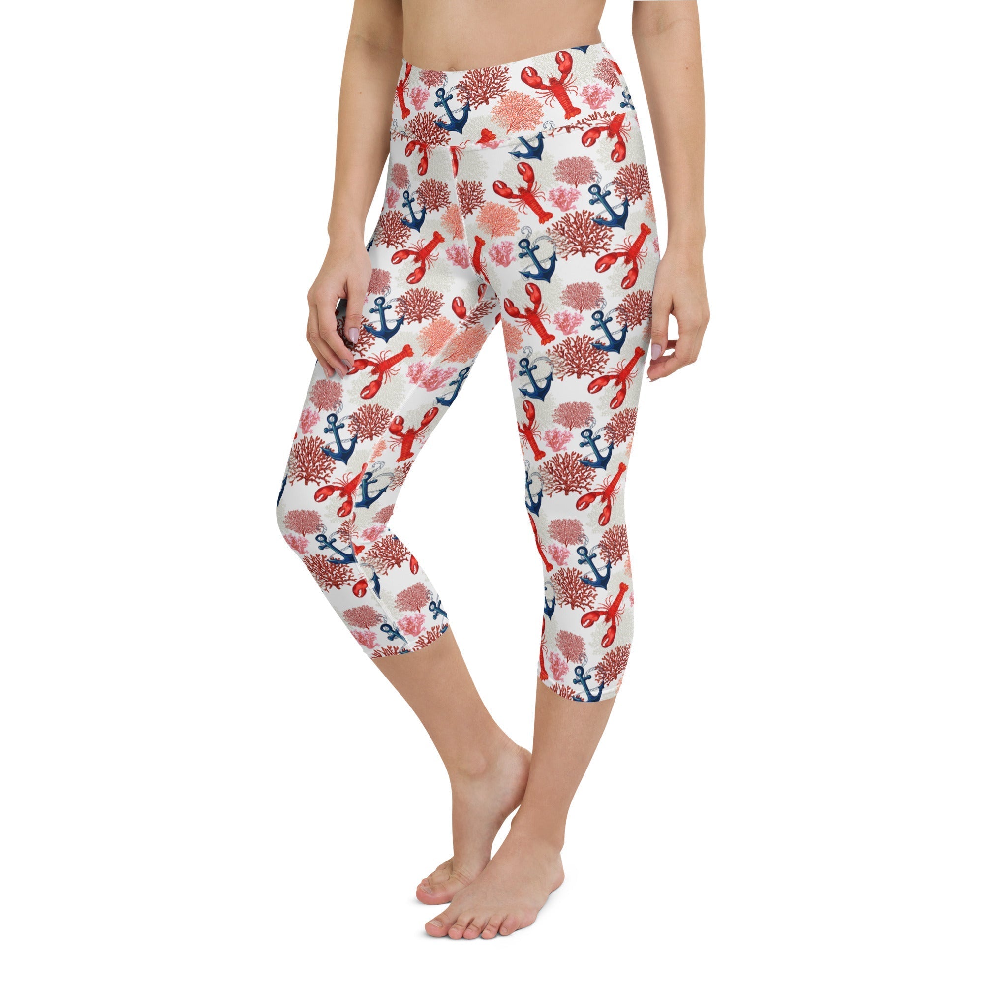 Cute Lobster Yoga Capris