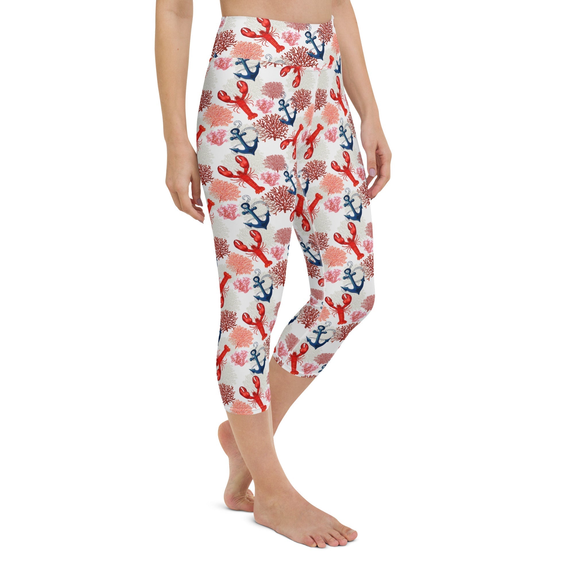 Cute Lobster Yoga Capris