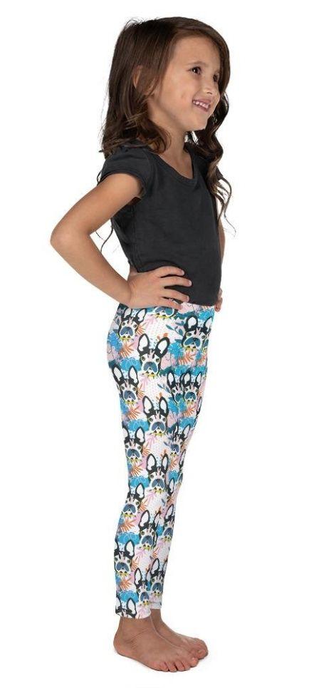 Cute Puppy Print Kid's Leggings