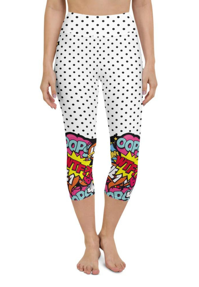 Cutest Pop Art Yoga Capris