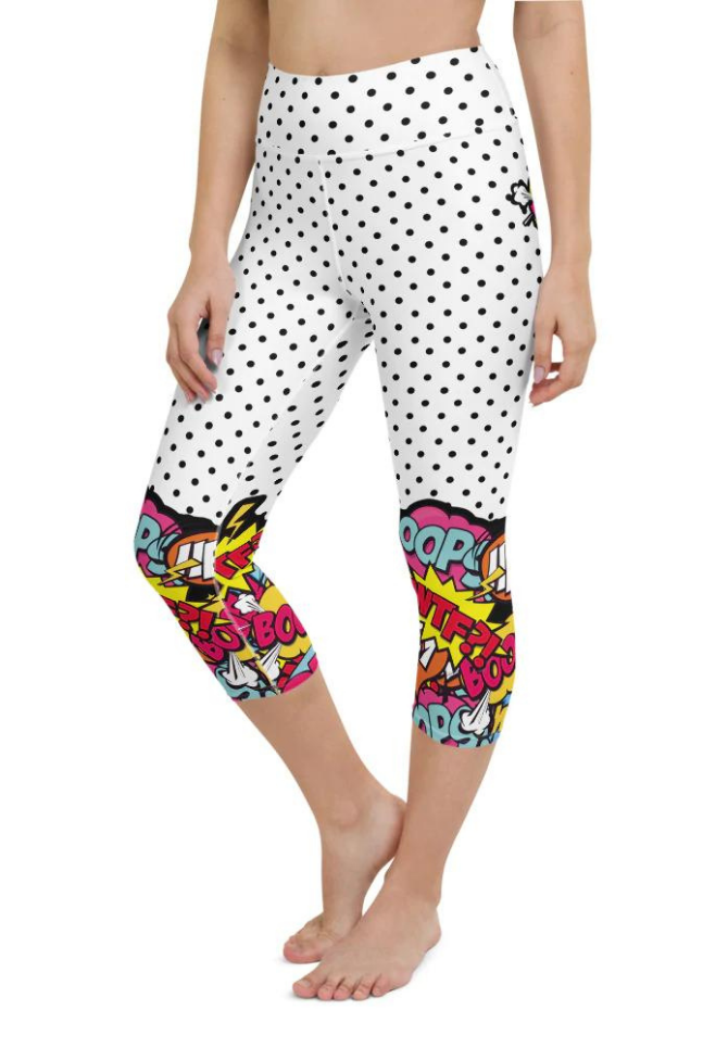 Cutest Pop Art Yoga Capris