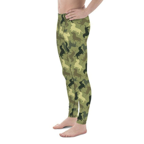 Dachshund Camo Men's Leggings