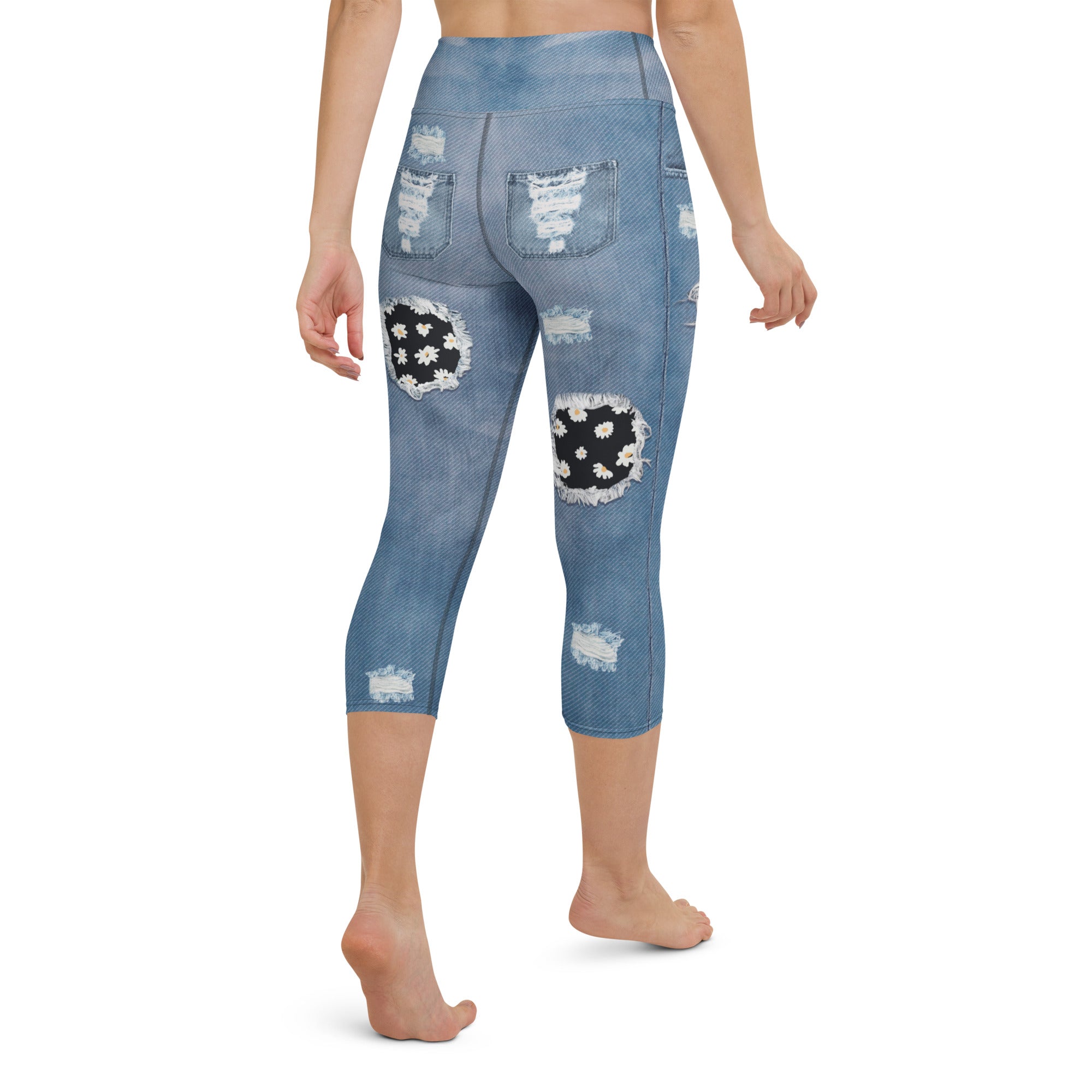 Daisy Denim Yoga Capris