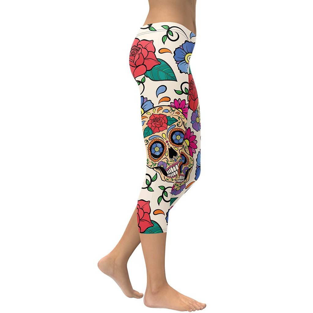 Dia de Muertos Capris