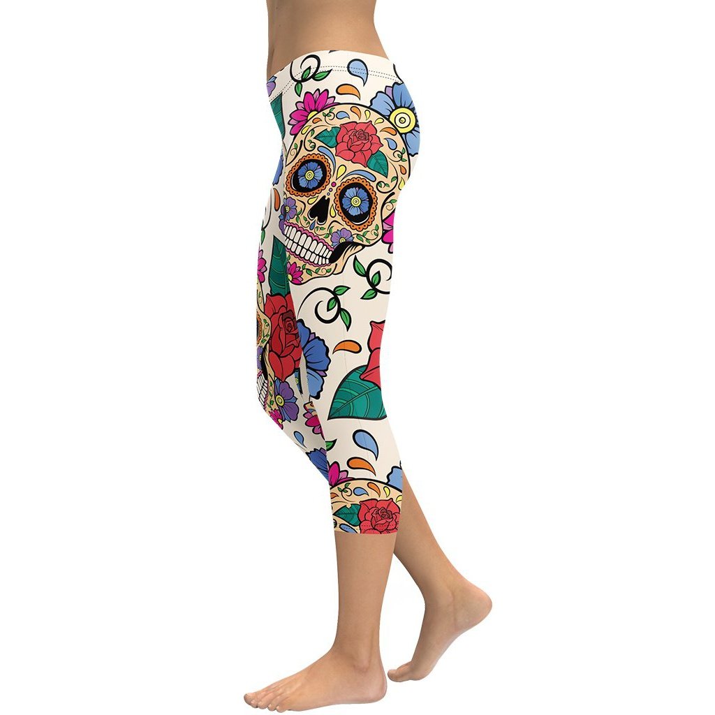 Dia de Muertos Capris