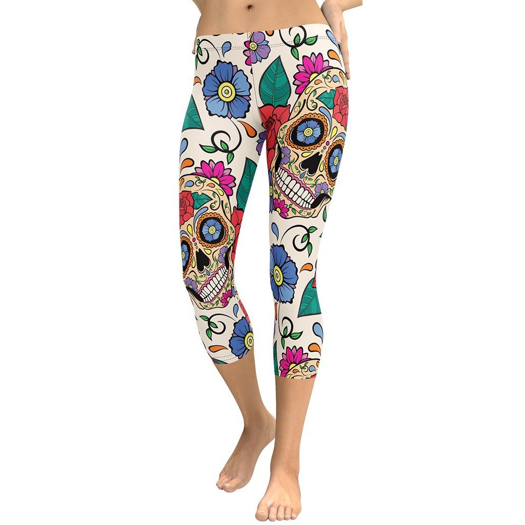 Dia de Muertos Capris