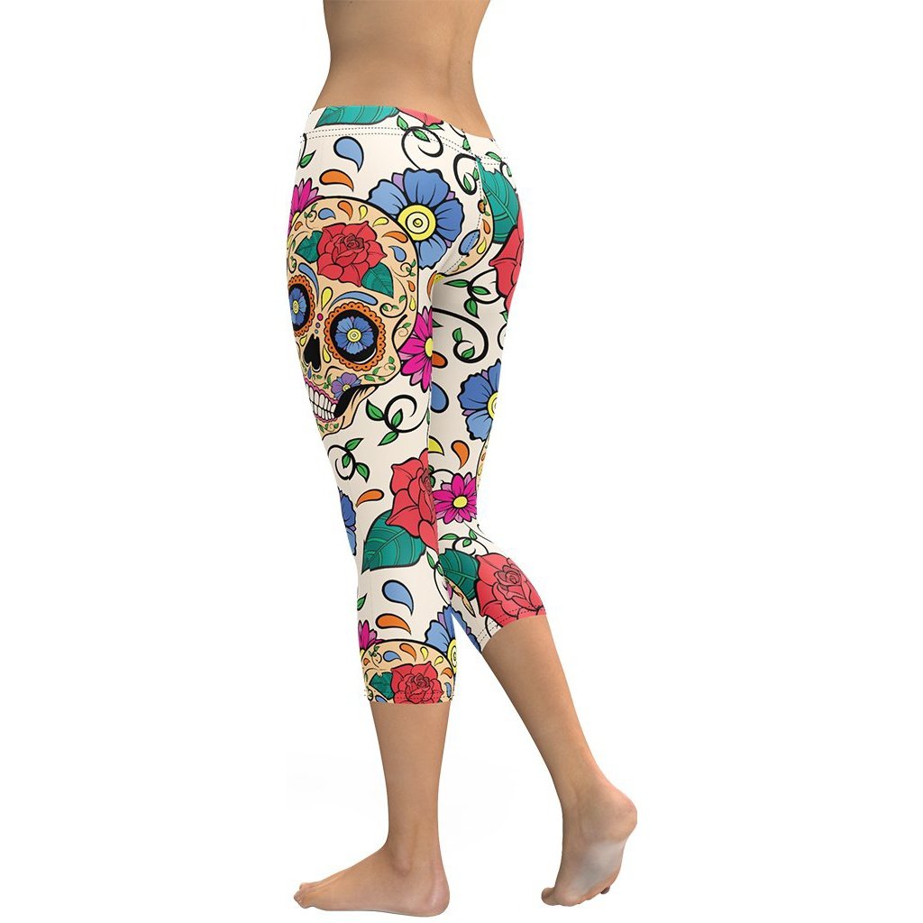 Dia de Muertos Capris