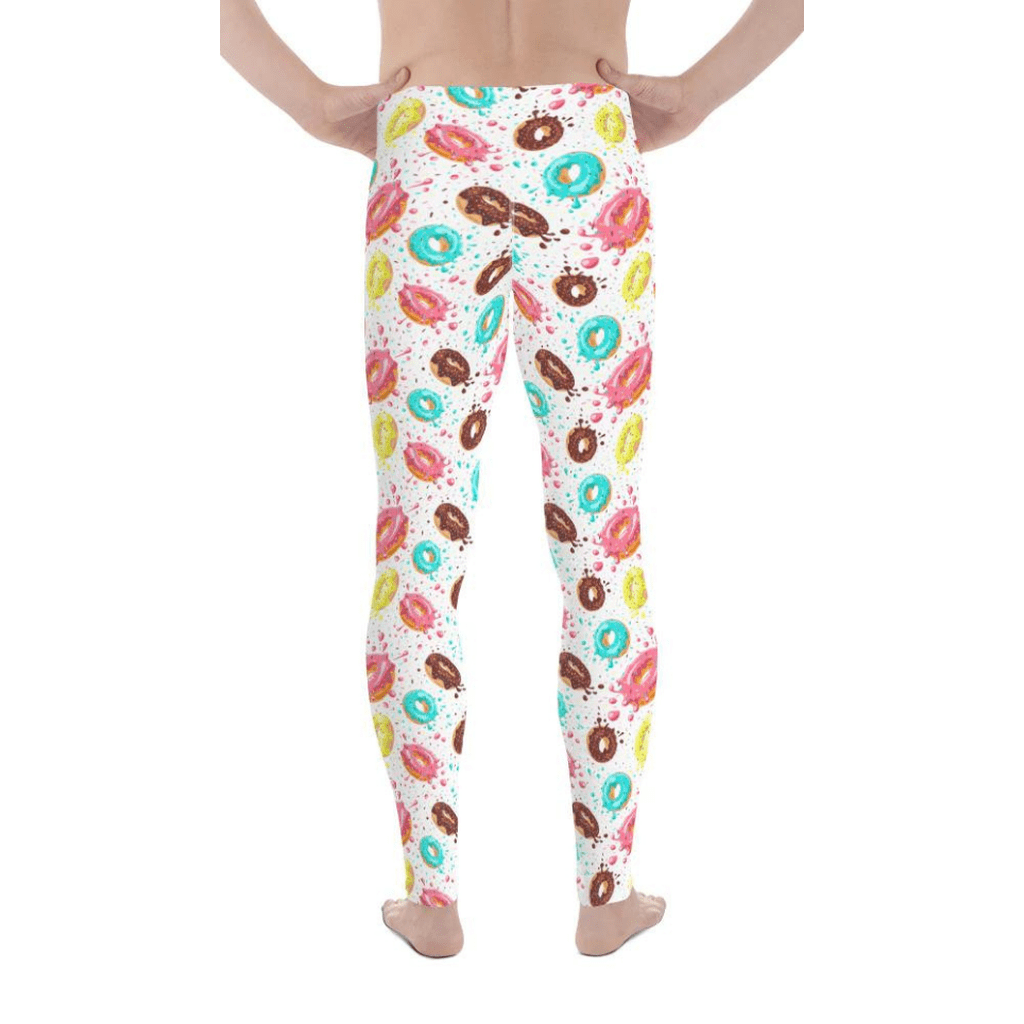 Doughnut Pattern Men's Leggings