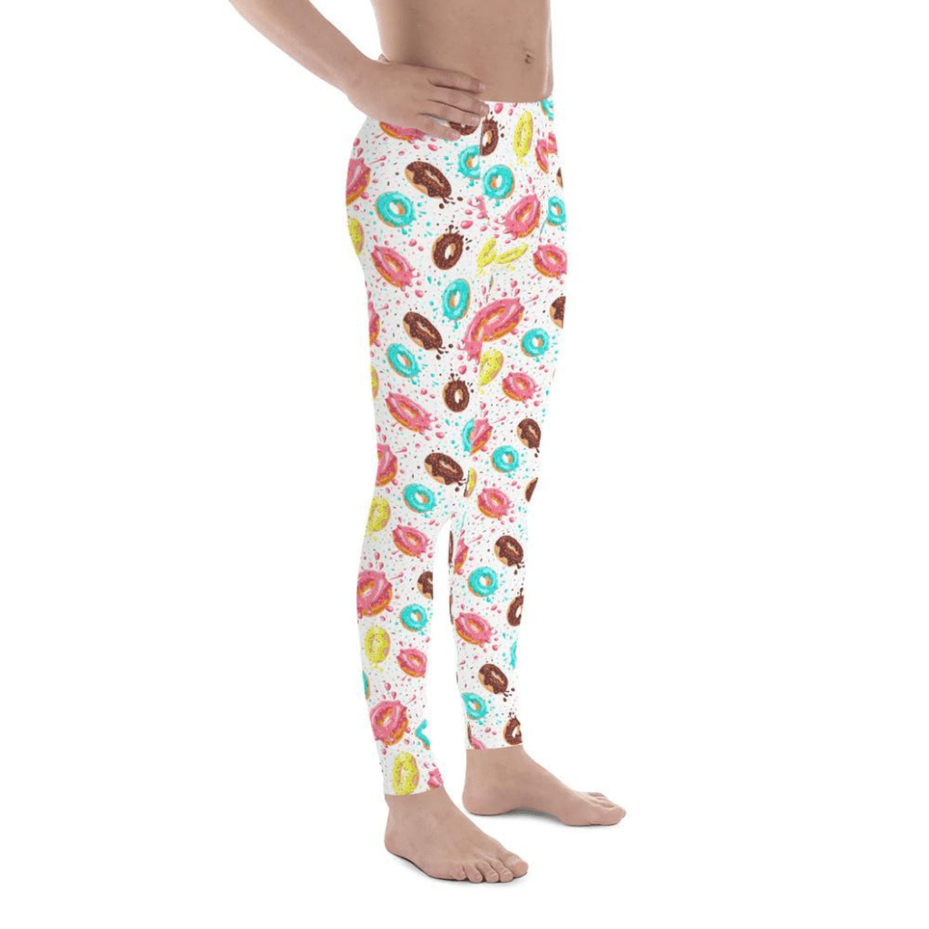 Doughnut Pattern Men's Leggings