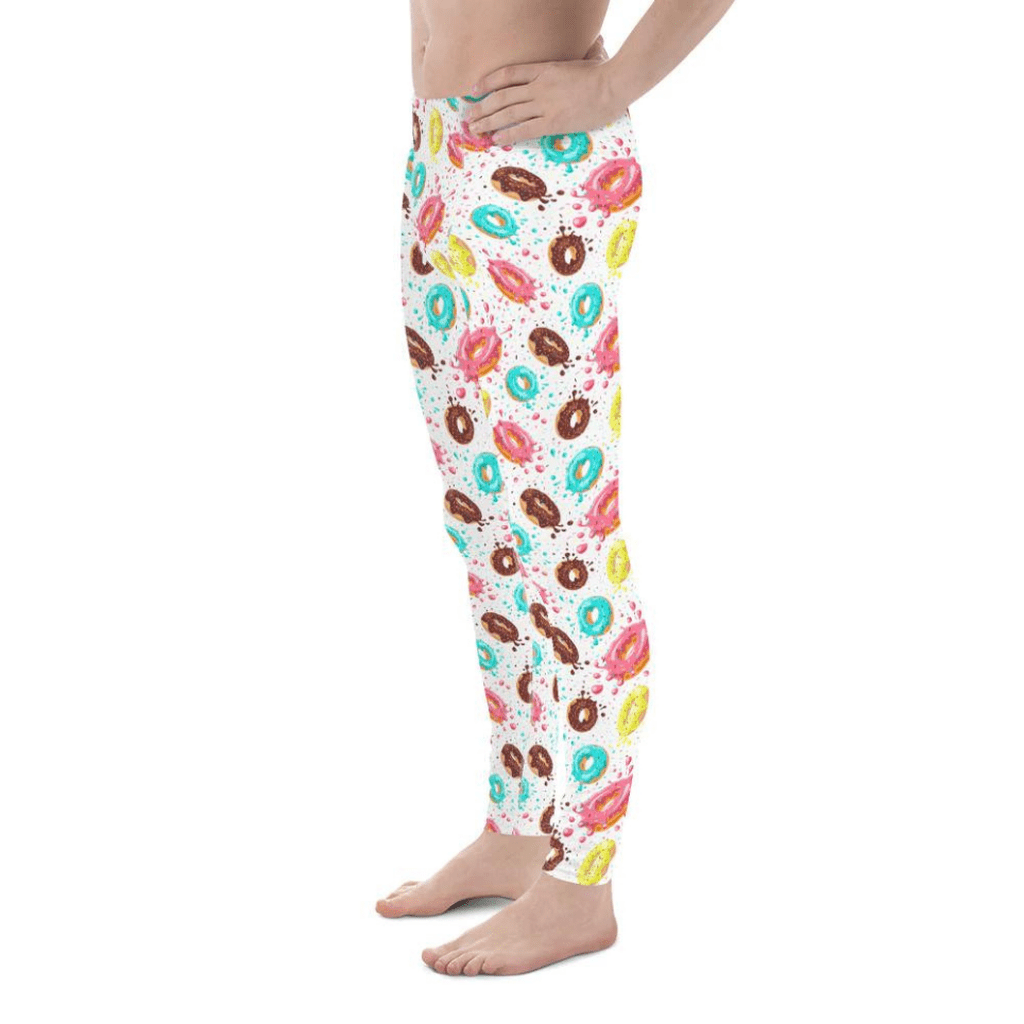 Doughnut Pattern Men's Leggings