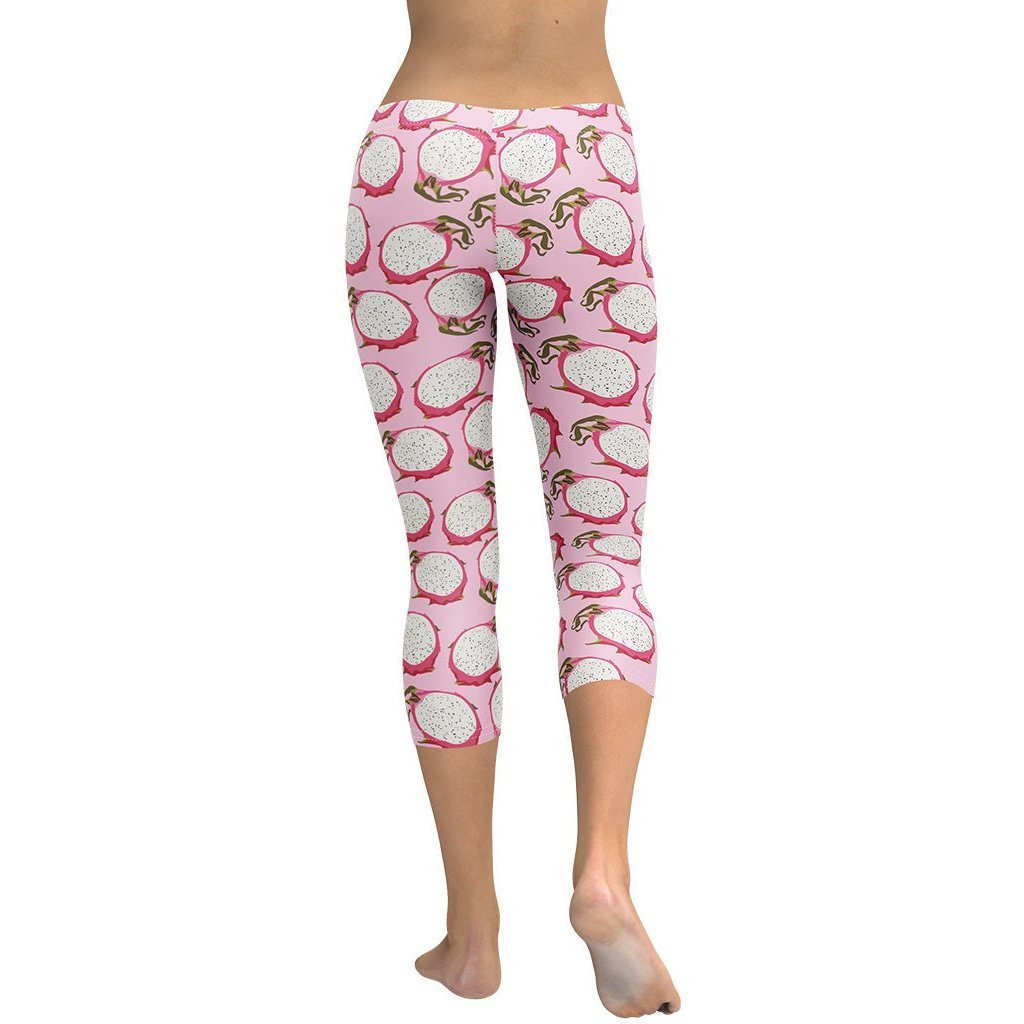 Dragon Fruit Pattern Capris