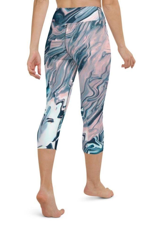 Dreamy Marble Yoga Capris