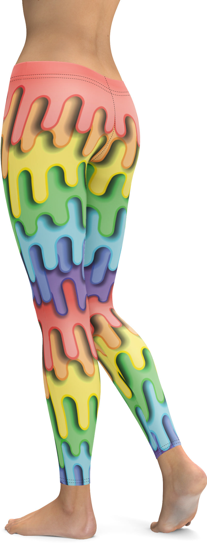 Dripping Rainbow Leggings