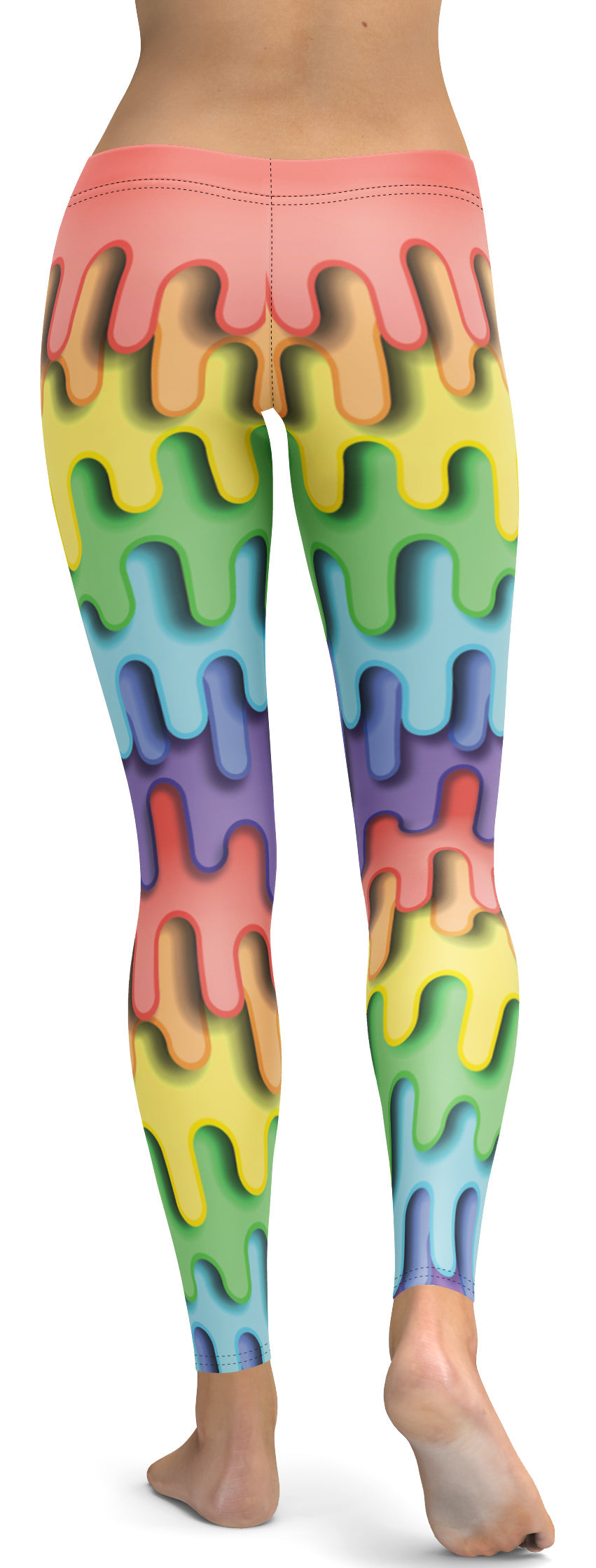 Dripping Rainbow Leggings