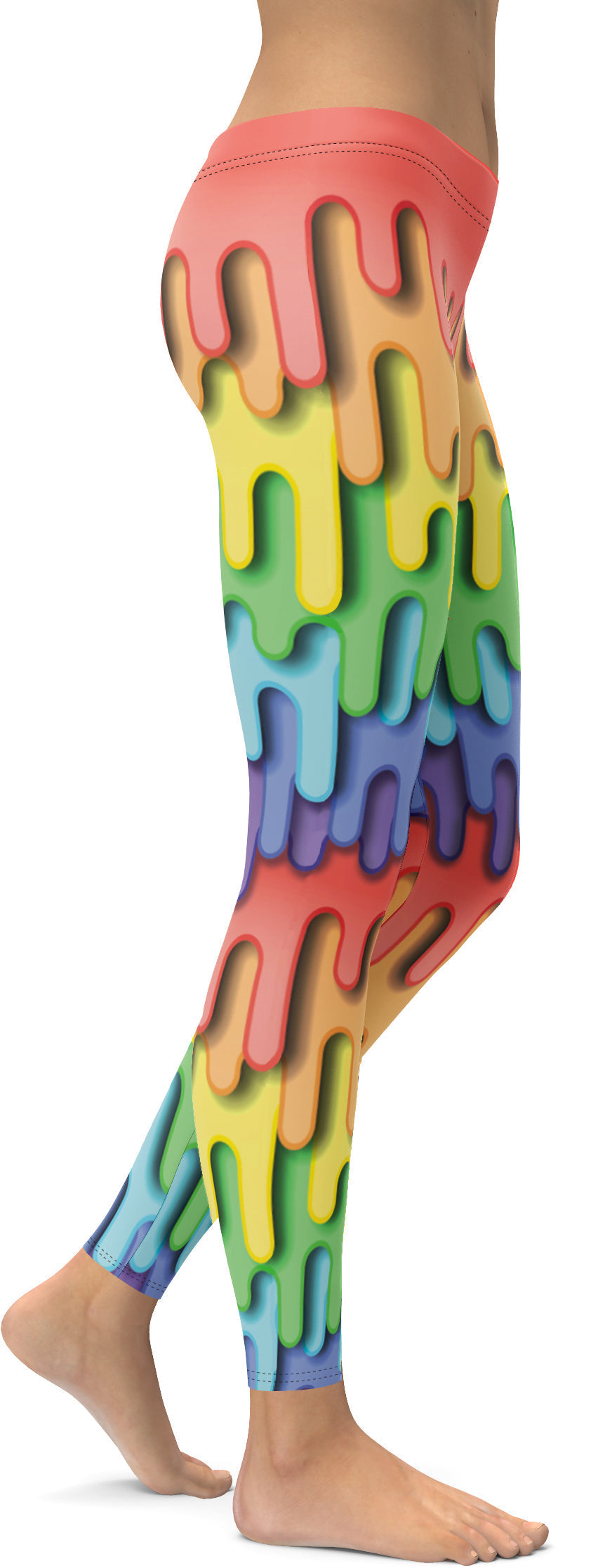 Dripping Rainbow Leggings