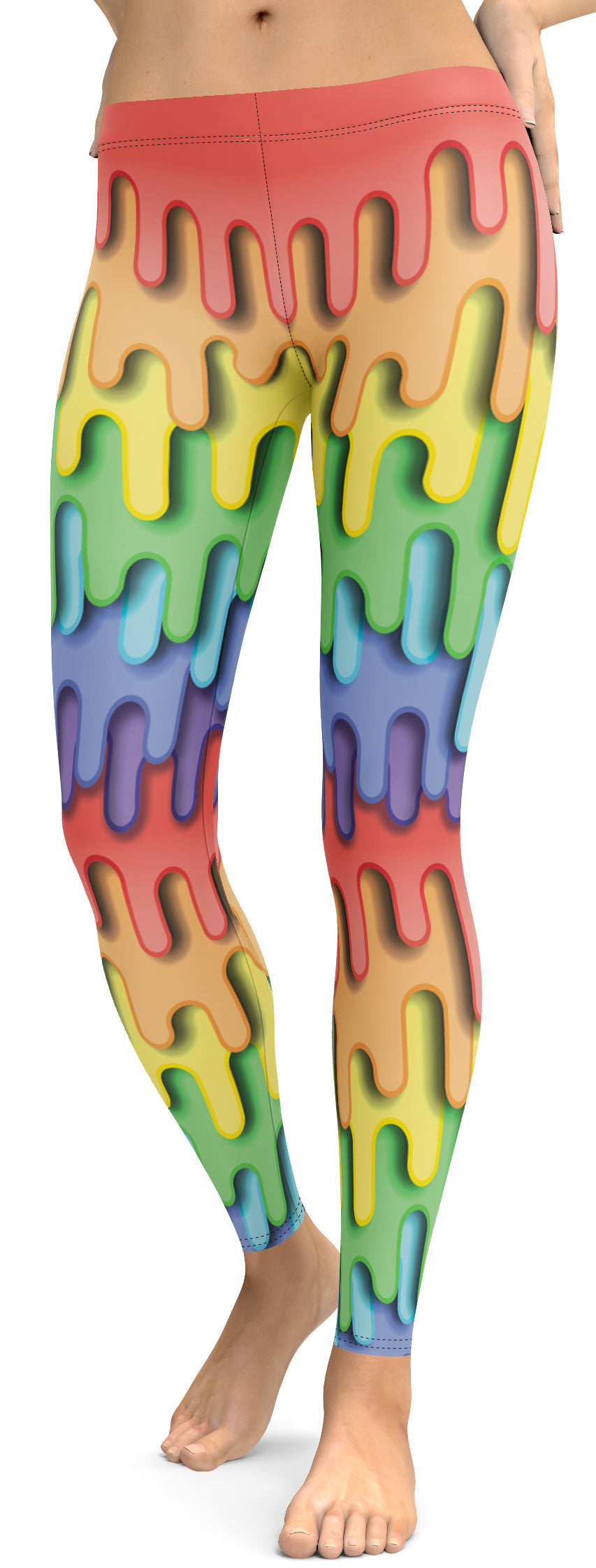 Dripping Rainbow Leggings