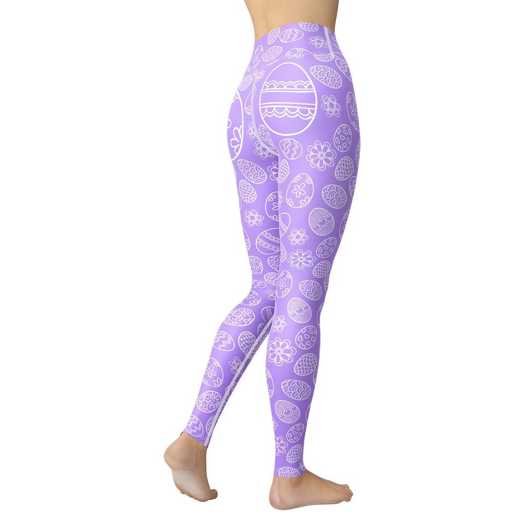 Easter Eggs Yoga Leggings