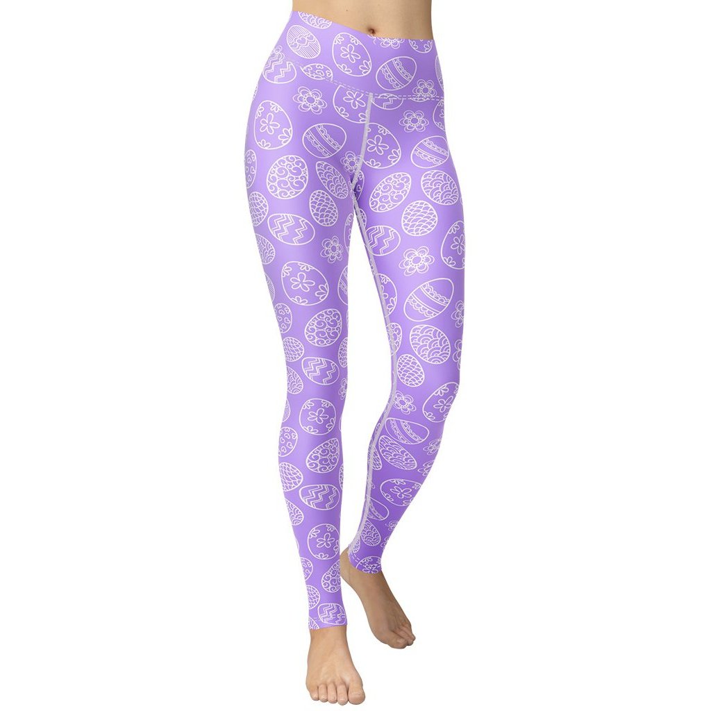 Easter Eggs Yoga Leggings