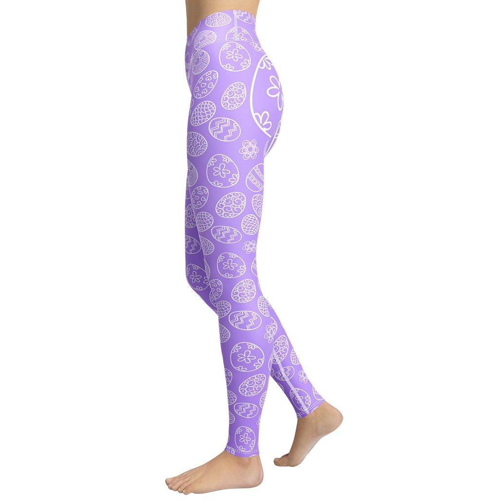 Easter Eggs Yoga Leggings