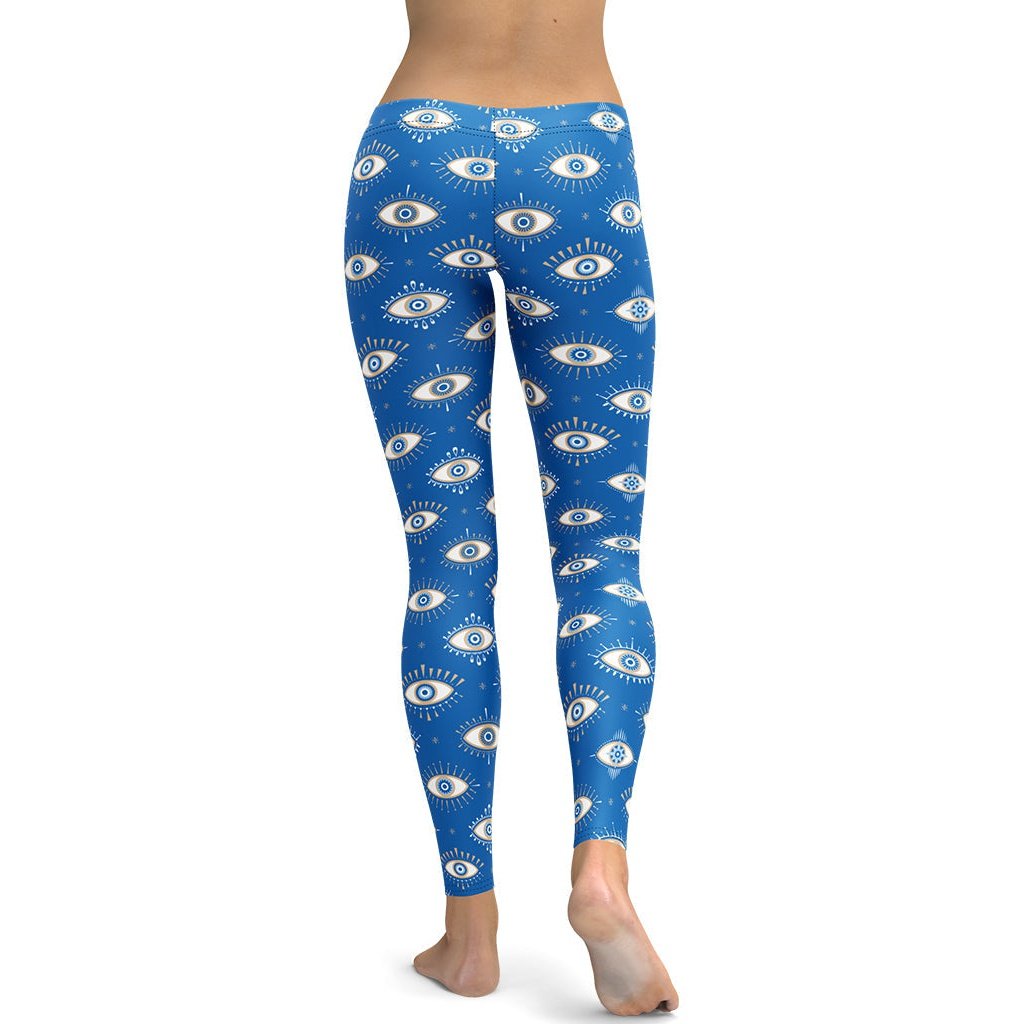 Evil Eye Pattern Leggings