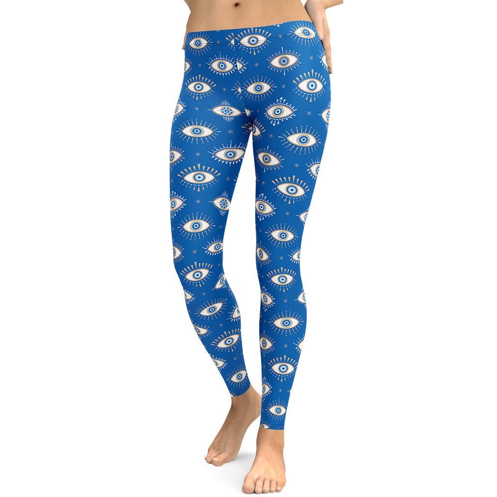 Evil Eye Pattern Leggings